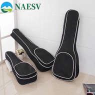NAESV Thicker Ukulele Bag For Ukulele Lover Lightweight Durable Shoulder Bag Carrying Case Backpack 