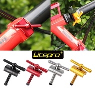 Limit Time C Type Bike Hinge Clamps Levers Fixed Magnetic Folding Buckle Replacement Riding Limit Accessories Outdoor Cycling for Brompton WGRZ