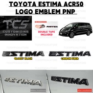 TCS TOYOTA ESTIMA ACR50 CAR LOGO EMBLEM COVER PNP ACCESSORIES