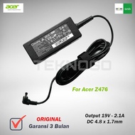 Original Acer Z476 Series 19V 2.1A Chicony 4.8 x 1.7mm Charger Adapter
