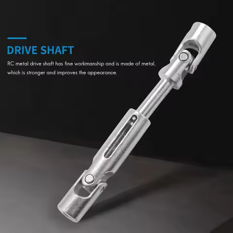 X59A_New Upgrade Metal CVD Drive Shaft for WPL D12 C24 C34 HengLong RC Car