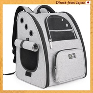 Tresbro Versatile Pet Backpack - Latest 3-in-1 Design for Dogs and Cats, Featuring Double-Zipper Loc