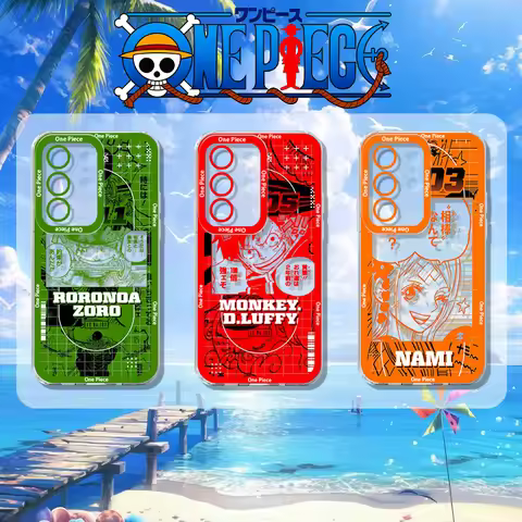 O-One Piece Monkey D. Luffy Roronoa Zoro Case for Samsung Galaxy S26 Ultra S25 Edge S24 S23 S21 S22 