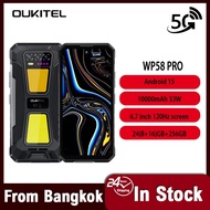 OUKITEL WP58 PRO Smartphone 5G Durable RAM 24GB (8+16) + ROM 512GB Android 15 NFC Battery 10000mAh