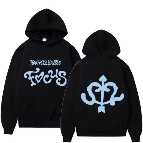 Hearts2Hearts Focus EP Gabriela Graphic Hoodie Men Women Hip Hop Fashion Oversized Streetwear Male A