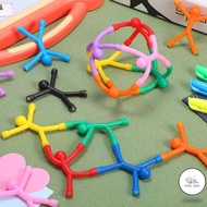 OGO 3pcs Unique Humanoid Magnetic Toys: Colorful Fidget Toys for Boy Girl - Hobbies Crafts Science a