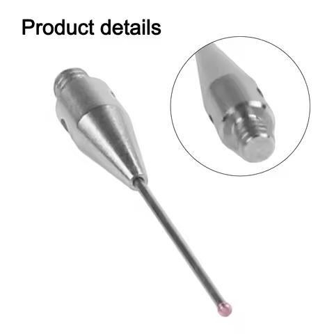 A-5003-0577 M2 Thread 0.7mm Ball Carbide Rod Straight Stylus For CMM Machine CNC Inspection Measurem