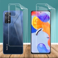 Ultra Thin Hydrogel Film For Xiaomi Redmi Note 11 11E Pro Plus Note11 Pro 5G Clear Soft TPU Front Back Full Cover Screen Protector Film