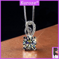 [GRA]Fashion Luxury Moissanite Pendant Pt950 Platinum Necklace