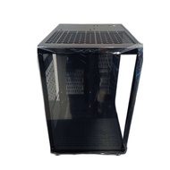 CVS KRONOS GAMING PC CASE W/ TEMPERED GLASS FRONT+SIDE/USB3/ BLACK/WHITE (M-ATX)