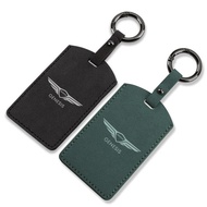 Luxury Car Key Case Cover NFC Card Keyless Protector Shell Keyring Fob For Genesis GV60 Card 2023 Pu