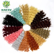 NAESV Msiredoll Bjd Wig, Gradient Color Natural Color BJD SD Doll Hair, Hair Pieces Curly Hair 20*10