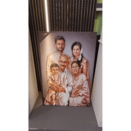 Joint Family Canvas Portrait 60x90cm