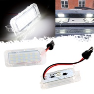 2X registration plate lamp License Label light for Ford Focus 5D Fiesta Mondeo MK4 Auto Number Bulbs