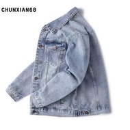 5hot sell out Slim Men Denim Jeans Jacket Men Clothes Cowboy Male Jacket Jaket Denim Lelaki Men Jean