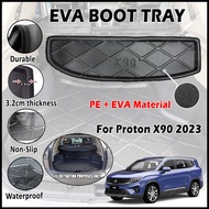 ✨ For Proton X90 （7 Seater）EVA Copolymer Car Boot Tray Luggage Cargo Trunk Tray Dulang But Kereta Du