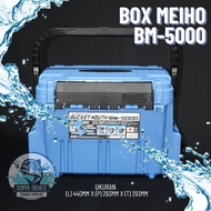 Meiho Bucket Mouth BM-5000 Tackle Box 20L Blue Dop Fishing Tackle Box