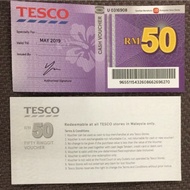 Tesco Cash Voucher RM50 x 10 pcs