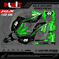 Stiker Motor Variasi KLX 150 SM 2023 Fullbody Decal Stiker KLX 150 2023 Dekal KLX 150 SM 03