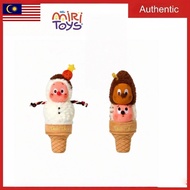 【✨Authentic✨】POP MART Twinkle Twinkle MOON GELATO Series-Double Scoop/Snowman Gelato Pendant doll  g