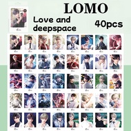 40pcs Love and deepspace Zayne Rafayel Xavier Lomo cards Light and Night Link Click Photocards Far B