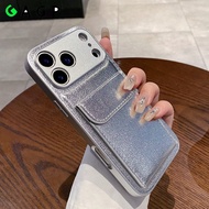 For IPhone 17 Pro Max Case Card Slot Wallet Bracket Case for IPhone 17 Air 16 15 14 Pro Max Plus 16e