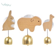 [szlztmy1] Hanging Animal Door Chime Wooden Entry Bell for Office Cafe Bedroom Door Bell Button Chim