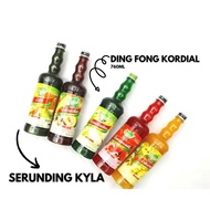 Ding Fong squash kordial ice blend flavour perasa air Thai halal