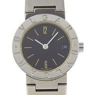 Pre- BVLGARI Bzero1 watch, BB23SS, stainless steel, quartz movement, analog display, black dial, wom