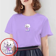 SPOTLIGHT_ID - SOM DOYOUNG KOREA WOMEN'S T-SHIRTS, SOM DOYOUNG COMBED 30S WOMEN'S T-SHIRTS, SOM DOYO