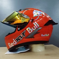 Helm Full Face Kyt Falcon Merah Paket Ganteng Terlaris