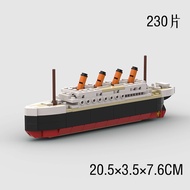 Creative Titanic Travel Ship Small Model Compatible With Lego Building Blocks Small Particles Moc Ch