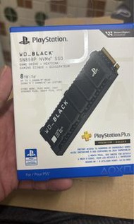 Western Digital PS5 遊戲主機專用 WD_BLACK SN850P NVMe SSD 8TB (WDBBYV0080BNC-WRSN)西部數據WD SN850P 8T 8TB SSD