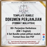 🔥 88+ Template Dokumen Perjanjian 🔥 | Legal Agreement Template | Format Malaysia | Dwibahasa (Malay 