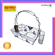 Wadah Gelas Mineral Rak Aqua Gelas Wadah Aqua Gelas Plastik Tempat Air Mineral Stainless 6 Lubang