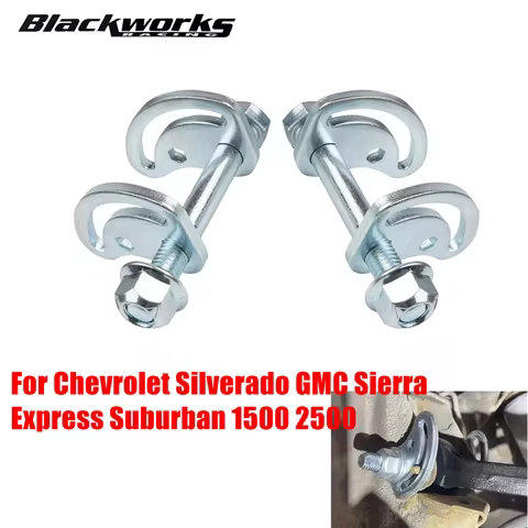 Upper Control Arm Suspension Kit Tilt Bolt ± 1.5 Degrees For Chevy Silverado GMC Sierra Yukon Expres