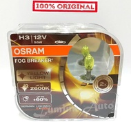 Osram Fog Breaker/FBR H3 55 Watt - Car Lamp/Foglamp Fog Lamp Yellow/Yellow 2600K