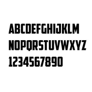 Name / Number for Futsal/Football Jersey Add-On