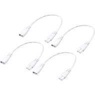 YOKIVE 4 Pcs T5 LED Tube Cable, Male to Female 2 Pin Extension Cord, Plug and Play, Great for Integr