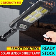 ❁【New Ready Stock】450W/250W/150W/50W  LED Solar Motion Sensor Street Light Outdoor Lighting Remote C