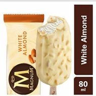Wall's Magnum Es krim Almond Putih 80 ml