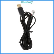 KOK USB Mouse Cables Nylon Wire Replacement DIY Mouse Cable Line for Naga 2014 Mouse