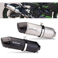 Universal 38~51mm LeoVince Carbon fiber Motorcycle Exhaust Muffler Escape For XMAX300 GSX1300R ZZR14