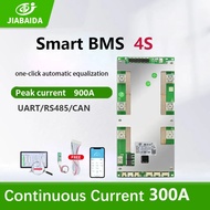 JBD BMS 4S 12V Smart BMS LiFePo4 Li-ion 250A 300A High Current Protect BT Balance RS485 Heating