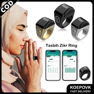 Zikr Ring - Smart Digital Prayer Beads Ring | Automatic Dzikir Counting, Prayer Time Alarm, 10,000 C