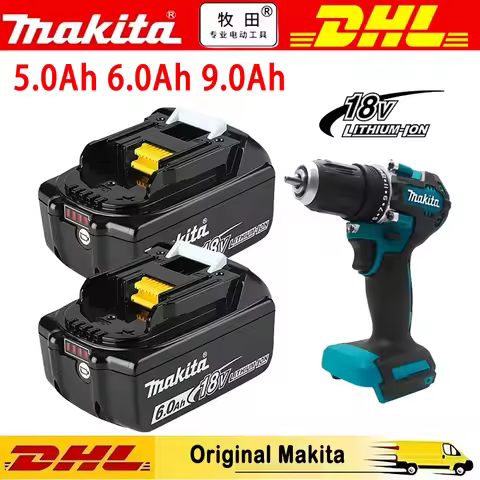 5Ah 6Ah 9Ah Fast DHL DELIVERY 100% original makita 18V tool battery , FOR 【makita 18v battery】 BL185