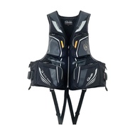 GAMAKATSU GM-2193 Life Jacket BLACK WORKS Gold Rock Fishing GM2193