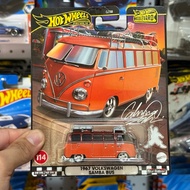 1968 Volkswagen Samba Bus - Orange Hot Wheels Premium Car 1:64 Diecast Car