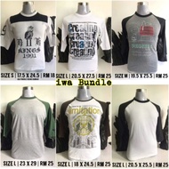 Three quarter 3Q shirt for men / unisex