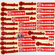 Original BREMBO PRINT RACING LOGO STICKER BREMBO TIMBUL